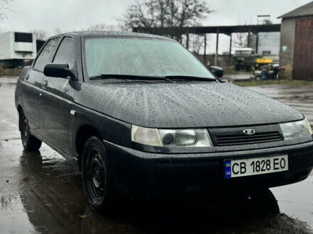 Черный ВАЗ 2110, объемом двигателя 1.6 л и пробегом 180 тыс. км за 2100 $, фото 1 на Automoto.ua