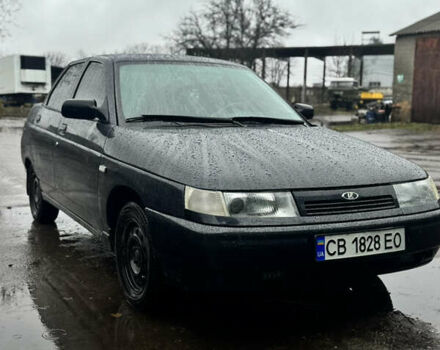 Черный ВАЗ 2110, объемом двигателя 1.6 л и пробегом 180 тыс. км за 2100 $, фото 1 на Automoto.ua