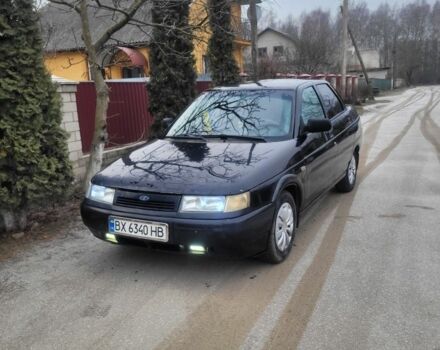 Черный ВАЗ 2110, объемом двигателя 1.6 л и пробегом 210 тыс. км за 1100 $, фото 1 на Automoto.ua