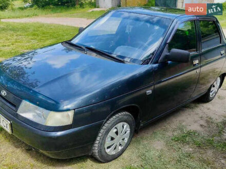 Черный ВАЗ 2110, объемом двигателя 1.6 л и пробегом 230 тыс. км за 2500 $, фото 1 на Automoto.ua