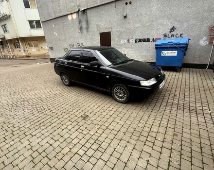 Черный ВАЗ 2110, объемом двигателя 1.6 л и пробегом 90 тыс. км за 2200 $, фото 1 на Automoto.ua