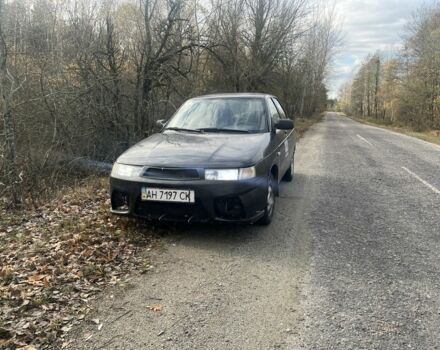 Черный ВАЗ 2110, объемом двигателя 1.6 л и пробегом 333 тыс. км за 800 $, фото 1 на Automoto.ua