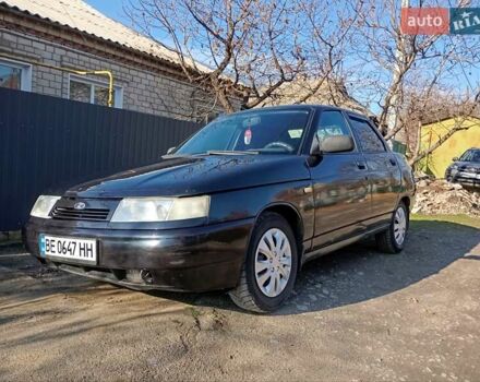 Черный ВАЗ 2110, объемом двигателя 1.6 л и пробегом 250 тыс. км за 1950 $, фото 1 на Automoto.ua