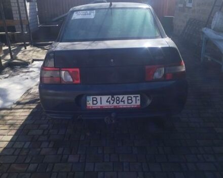 Черный ВАЗ 2110, объемом двигателя 1.6 л и пробегом 295 тыс. км за 2200 $, фото 1 на Automoto.ua