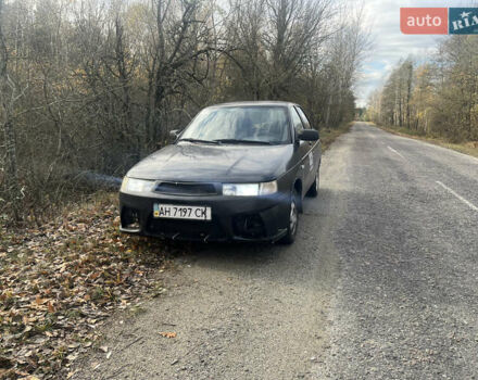Чорний ВАЗ 2110, об'ємом двигуна 1.6 л та пробігом 333 тис. км за 1100 $, фото 1 на Automoto.ua