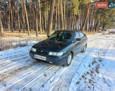 Черный ВАЗ 2110, объемом двигателя 1.6 л и пробегом 172 тыс. км за 1450 $, фото 1 на Automoto.ua