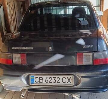 Черный ВАЗ 2110, объемом двигателя 1.6 л и пробегом 187 тыс. км за 1500 $, фото 1 на Automoto.ua