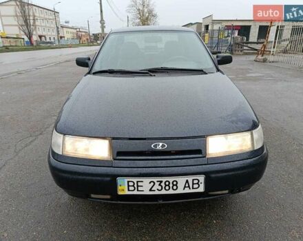 Черный ВАЗ 2110, объемом двигателя 1.6 л и пробегом 46 тыс. км за 3500 $, фото 1 на Automoto.ua