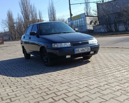 Черный ВАЗ 2110, объемом двигателя 1.6 л и пробегом 107 тыс. км за 3100 $, фото 1 на Automoto.ua