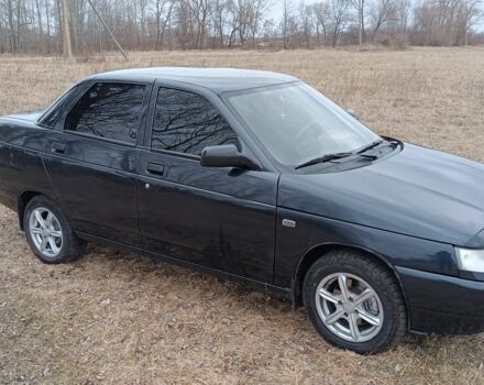 Чорний ВАЗ 2110, об'ємом двигуна 1.6 л та пробігом 343 тис. км за 1600 $, фото 1 на Automoto.ua