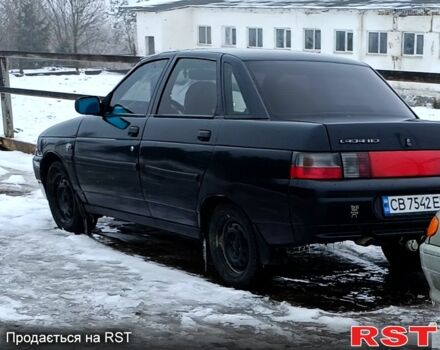 Черный ВАЗ 2110, объемом двигателя 1.6 л и пробегом 125 тыс. км за 2000 $, фото 1 на Automoto.ua