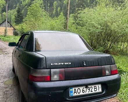 Чорний ВАЗ 2110, об'ємом двигуна 1.6 л та пробігом 122 тис. км за 1100 $, фото 1 на Automoto.ua