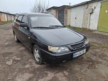 Черный ВАЗ 2110, объемом двигателя 1.6 л и пробегом 150 тыс. км за 2000 $, фото 1 на Automoto.ua