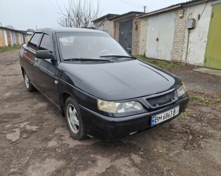 Черный ВАЗ 2110, объемом двигателя 1.6 л и пробегом 150 тыс. км за 2000 $, фото 1 на Automoto.ua