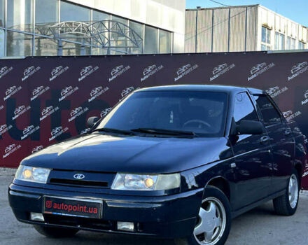 Черный ВАЗ 2110, объемом двигателя 1.6 л и пробегом 212 тыс. км за 2100 $, фото 1 на Automoto.ua