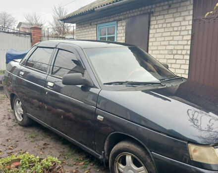 Черный ВАЗ 2110, объемом двигателя 1.6 л и пробегом 130 тыс. км за 1600 $, фото 1 на Automoto.ua