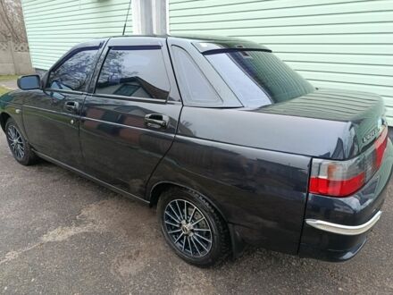 Черный ВАЗ 2110, объемом двигателя 1 л и пробегом 71 тыс. км за 3250 $, фото 1 на Automoto.ua