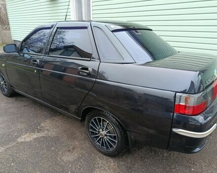 Черный ВАЗ 2110, объемом двигателя 1 л и пробегом 71 тыс. км за 3250 $, фото 1 на Automoto.ua