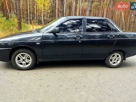 Черный ВАЗ 2110, объемом двигателя 1.6 л и пробегом 192 тыс. км за 2400 $, фото 1 на Automoto.ua