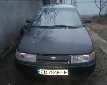 Черный ВАЗ 2110, объемом двигателя 1.6 л и пробегом 500 тыс. км за 593 $, фото 1 на Automoto.ua