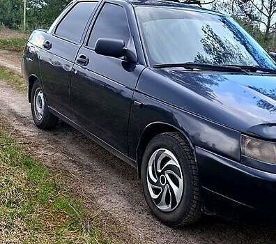 Черный ВАЗ 2110, объемом двигателя 1.6 л и пробегом 253 тыс. км за 2000 $, фото 1 на Automoto.ua