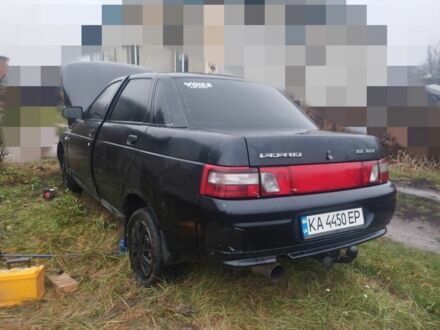 Черный ВАЗ 2110, объемом двигателя 1.6 л и пробегом 200 тыс. км за 1350 $, фото 1 на Automoto.ua