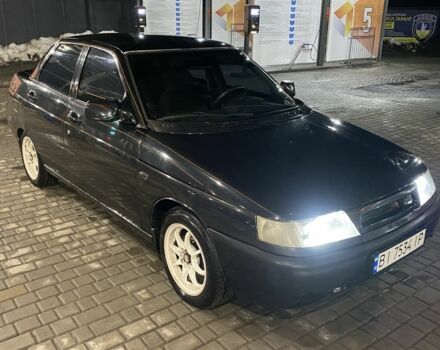 Черный ВАЗ 2110, объемом двигателя 1.6 л и пробегом 128 тыс. км за 2800 $, фото 1 на Automoto.ua
