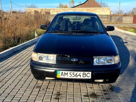 Черный ВАЗ 2110, объемом двигателя 1.6 л и пробегом 128 тыс. км за 2100 $, фото 1 на Automoto.ua