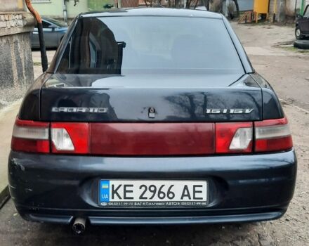 Черный ВАЗ 2110, объемом двигателя 1.6 л и пробегом 190 тыс. км за 2100 $, фото 1 на Automoto.ua