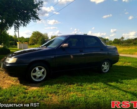 Черный ВАЗ 2110, объемом двигателя 1.6 л и пробегом 190 тыс. км за 3000 $, фото 1 на Automoto.ua