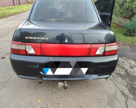 Черный ВАЗ 2110, объемом двигателя 1.6 л и пробегом 20 тыс. км за 1924 $, фото 1 на Automoto.ua