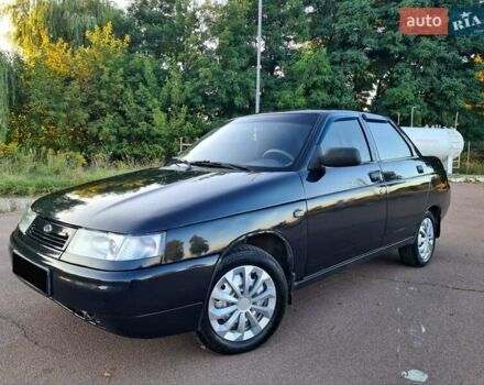 Черный ВАЗ 2110, объемом двигателя 1.6 л и пробегом 223 тыс. км за 3150 $, фото 1 на Automoto.ua