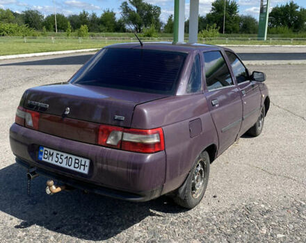 Фиолетовый ВАЗ 2110, объемом двигателя 1.5 л и пробегом 350 тыс. км за 1600 $, фото 3 на Automoto.ua