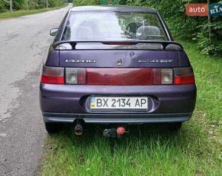 Фіолетовий ВАЗ 2110, об'ємом двигуна 1.5 л та пробігом 173 тис. км за 1550 $, фото 2 на Automoto.ua