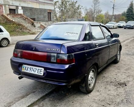 Фиолетовый ВАЗ 2110, объемом двигателя 1.5 л и пробегом 215 тыс. км за 1500 $, фото 3 на Automoto.ua