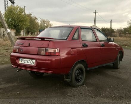 Красный ВАЗ 2110, объемом двигателя 1.5 л и пробегом 215 тыс. км за 1100 $, фото 4 на Automoto.ua