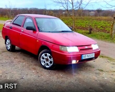 Красный ВАЗ 2110, объемом двигателя 1.6 л и пробегом 350 тыс. км за 1250 $, фото 6 на Automoto.ua