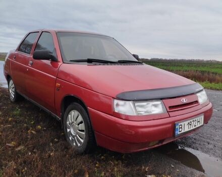 Красный ВАЗ 2110, объемом двигателя 1.5 л и пробегом 200 тыс. км за 1600 $, фото 3 на Automoto.ua