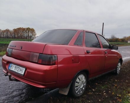 Красный ВАЗ 2110, объемом двигателя 1.5 л и пробегом 200 тыс. км за 1600 $, фото 2 на Automoto.ua