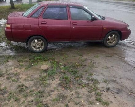 Красный ВАЗ 2110, объемом двигателя 1.5 л и пробегом 350 тыс. км за 2126 $, фото 1 на Automoto.ua