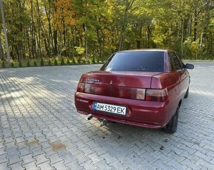 Красный ВАЗ 2110, объемом двигателя 1.5 л и пробегом 253 тыс. км за 1250 $, фото 3 на Automoto.ua