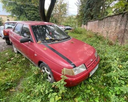 Красный ВАЗ 2110, объемом двигателя 1.6 л и пробегом 150 тыс. км за 650 $, фото 4 на Automoto.ua