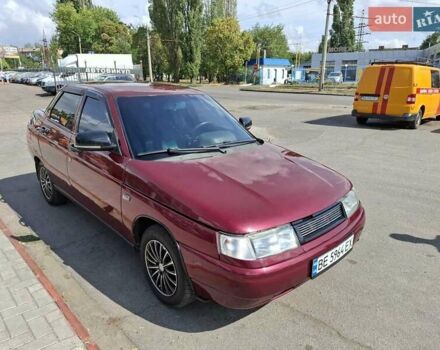 Красный ВАЗ 2110, объемом двигателя 1.6 л и пробегом 202 тыс. км за 2999 $, фото 4 на Automoto.ua