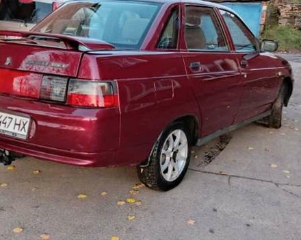 Красный ВАЗ 2110, объемом двигателя 1.5 л и пробегом 100 тыс. км за 1650 $, фото 4 на Automoto.ua