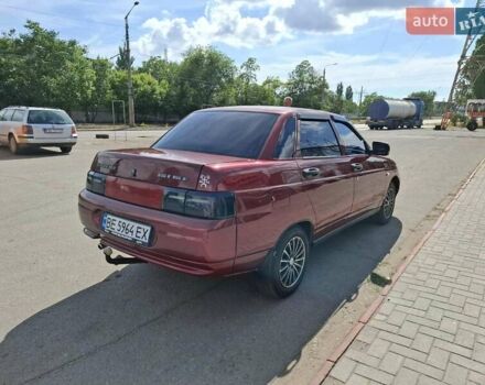 Красный ВАЗ 2110, объемом двигателя 1.6 л и пробегом 202 тыс. км за 2999 $, фото 6 на Automoto.ua