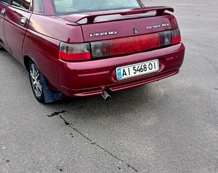 Красный ВАЗ 2110, объемом двигателя 1.5 л и пробегом 316 тыс. км за 1500 $, фото 3 на Automoto.ua