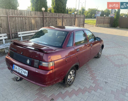Красный ВАЗ 2110, объемом двигателя 1.5 л и пробегом 166 тыс. км за 1200 $, фото 3 на Automoto.ua
