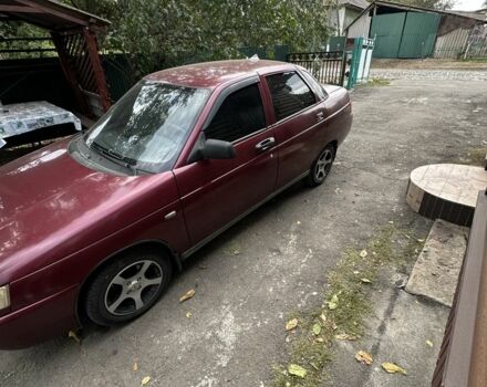 Красный ВАЗ 2110, объемом двигателя 1.6 л и пробегом 205 тыс. км за 1600 $, фото 2 на Automoto.ua
