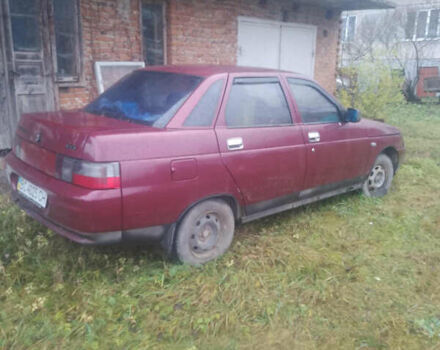 Червоний ВАЗ 2110, об'ємом двигуна 1.6 л та пробігом 200 тис. км за 1000 $, фото 2 на Automoto.ua