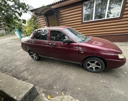 Красный ВАЗ 2110, объемом двигателя 1.6 л и пробегом 205 тыс. км за 1600 $, фото 3 на Automoto.ua